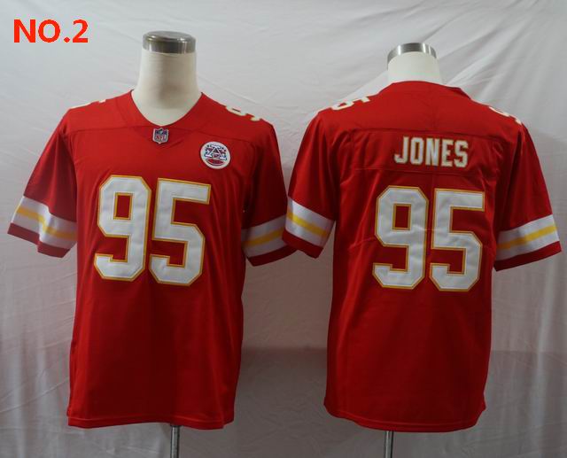 Men's Kansas City Chiefs #95 Chris Jones Nike Jersey Red;